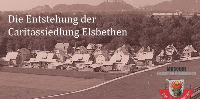 Plakat zur Sonderausstellung Caritassiedlung