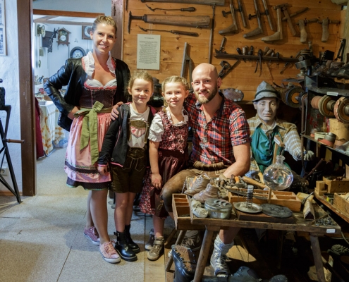 der Schuster mit seiner Familie am Oktoberfest 2019