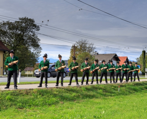 Ehrensalut der Schützen am Oktoberfest 2019