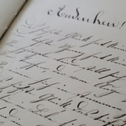 ein Brief in historischer Handschrift