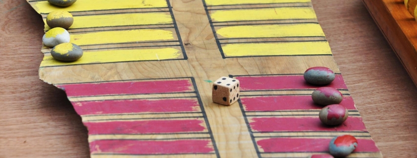 ein altes Brettspiel